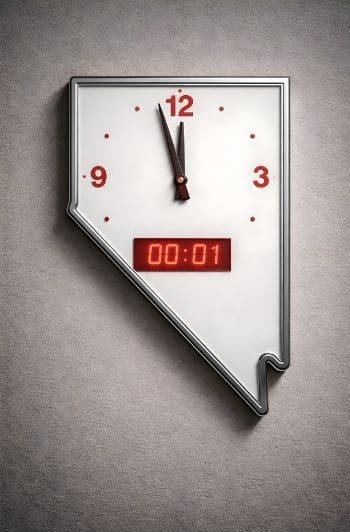 Nevada shaped clock Untitled design
